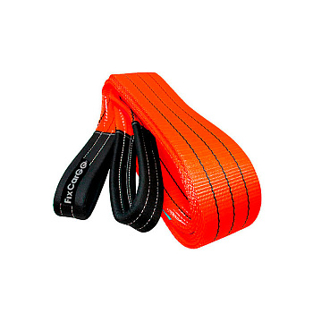 Трос буксировочный с петлями, 90 мм, 15 т, 4 м.